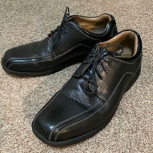 Dockers Trustee Men’s leather Oxford dress shoes. Black. Lace up. Size 12W.